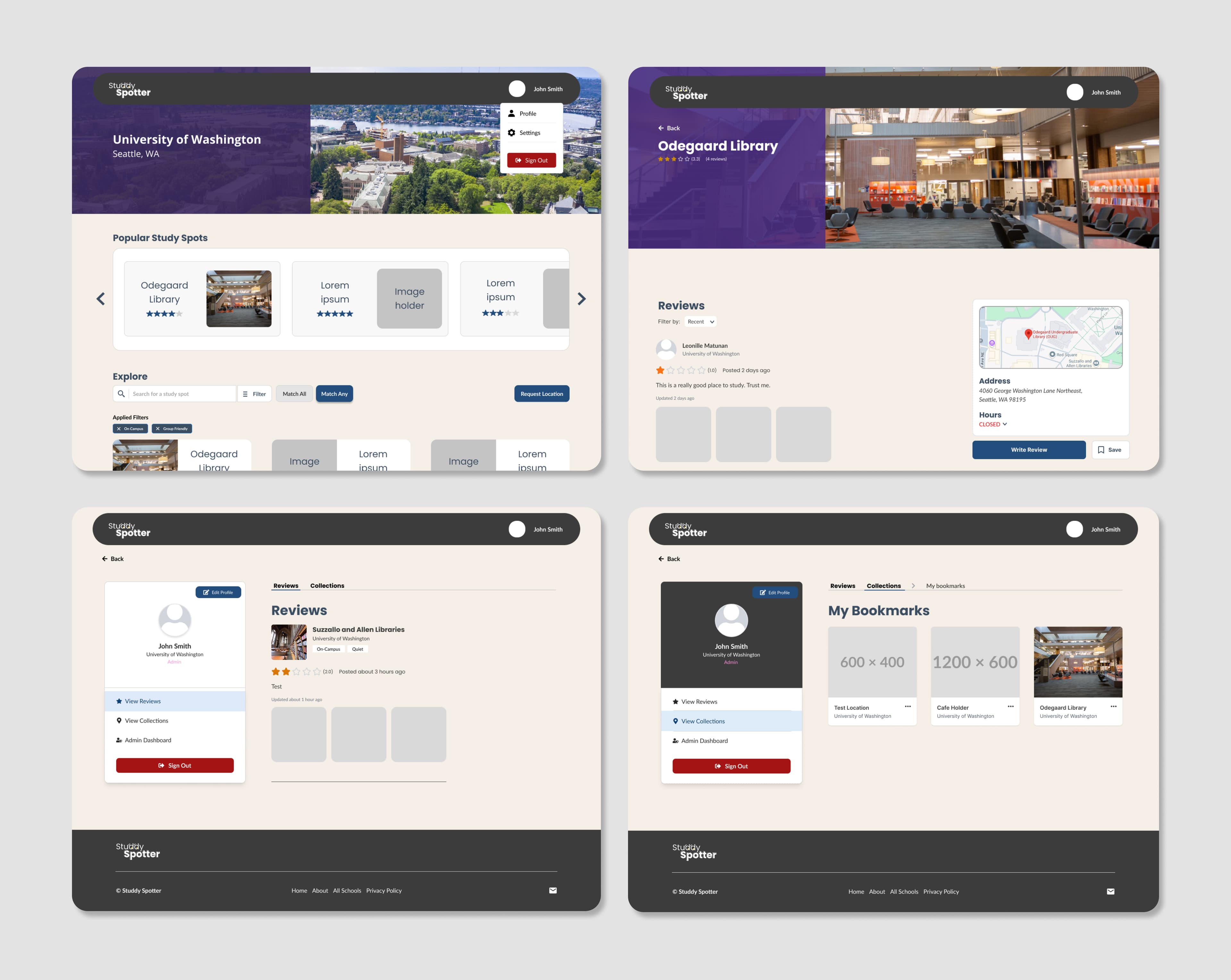 Initial App Screen 1